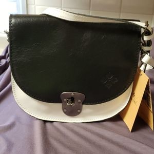 Patricia Nash Black & White Bettina Handbag